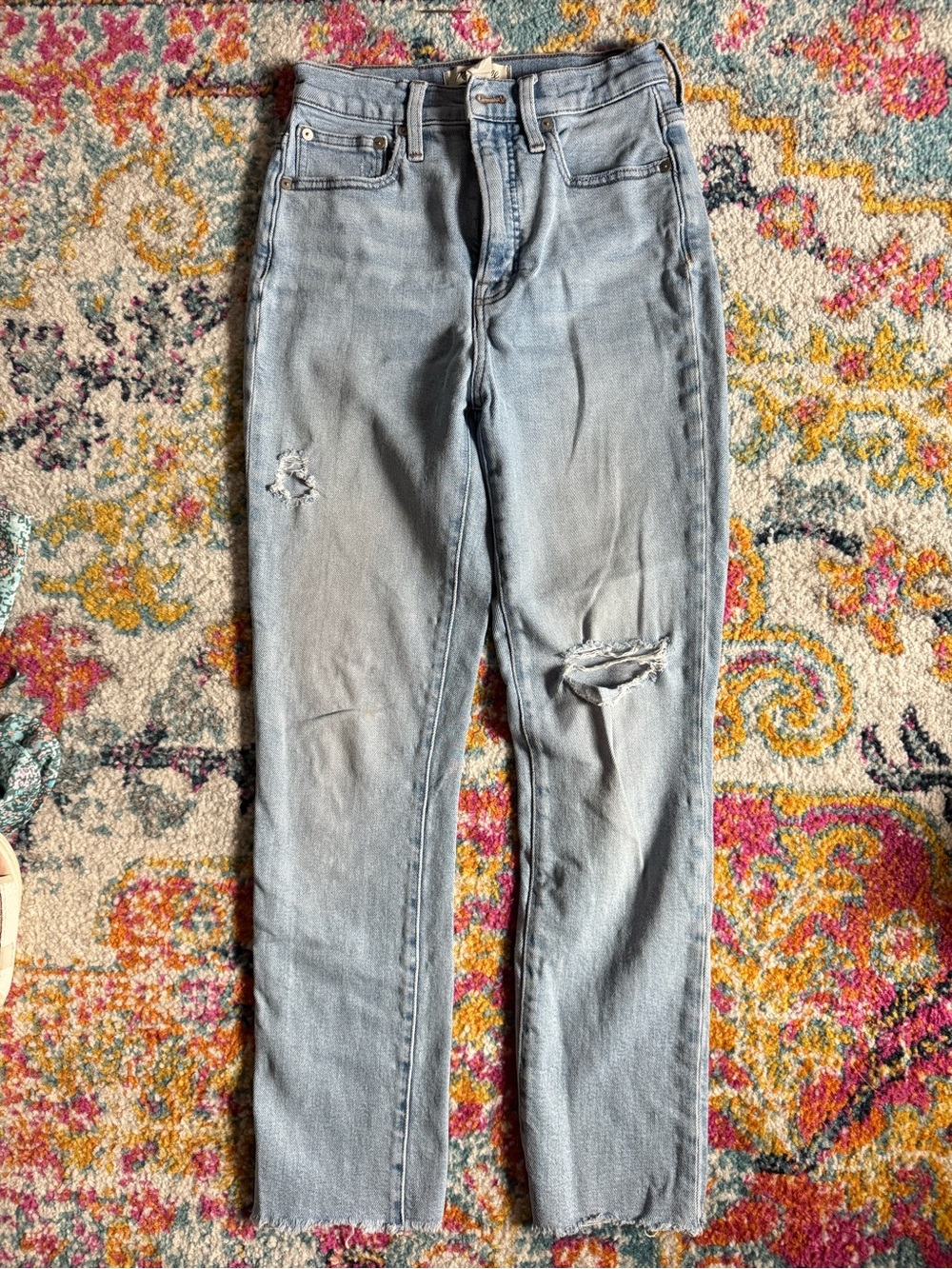 Womens light blue Madewell Perfect Vintage Jean